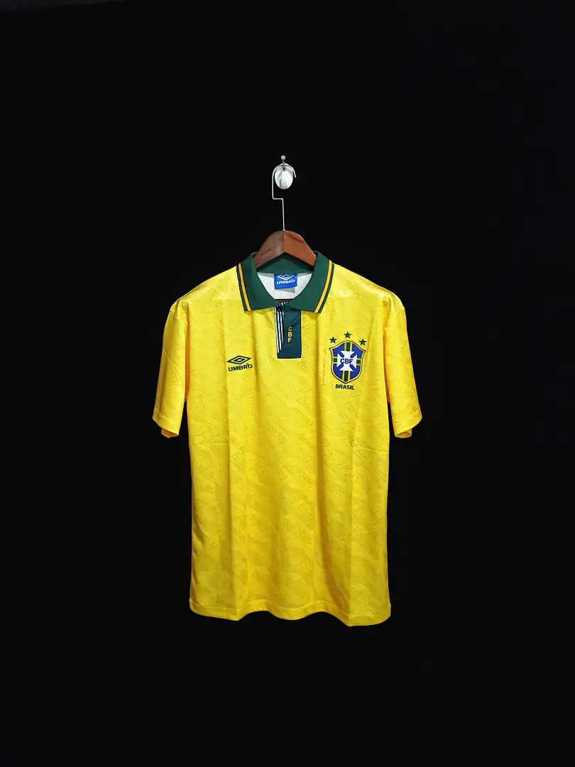 Bresil Maillot Domicile Retro 2091-2093