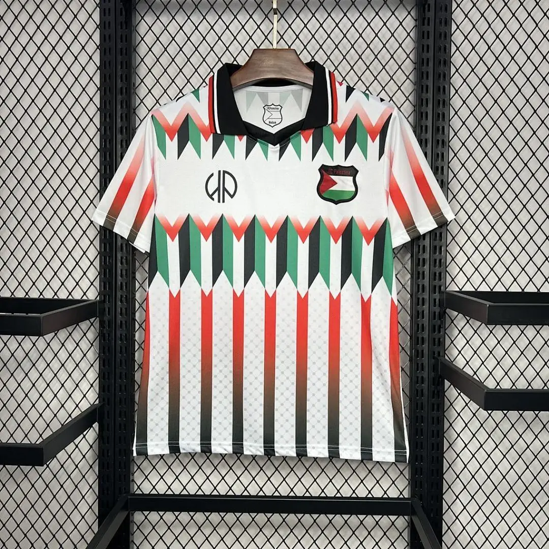 Cd Palestino 2024-2025 Hypepeace Joint Edition White Maillot Domicile Retro - Photo 1