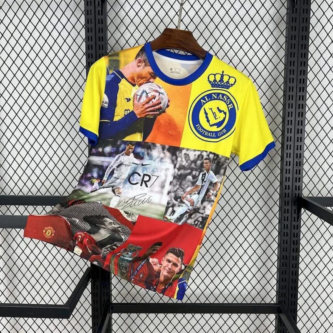 Cristiano Ronaldo 2025-2026 All Club Mix Maillot Domicile