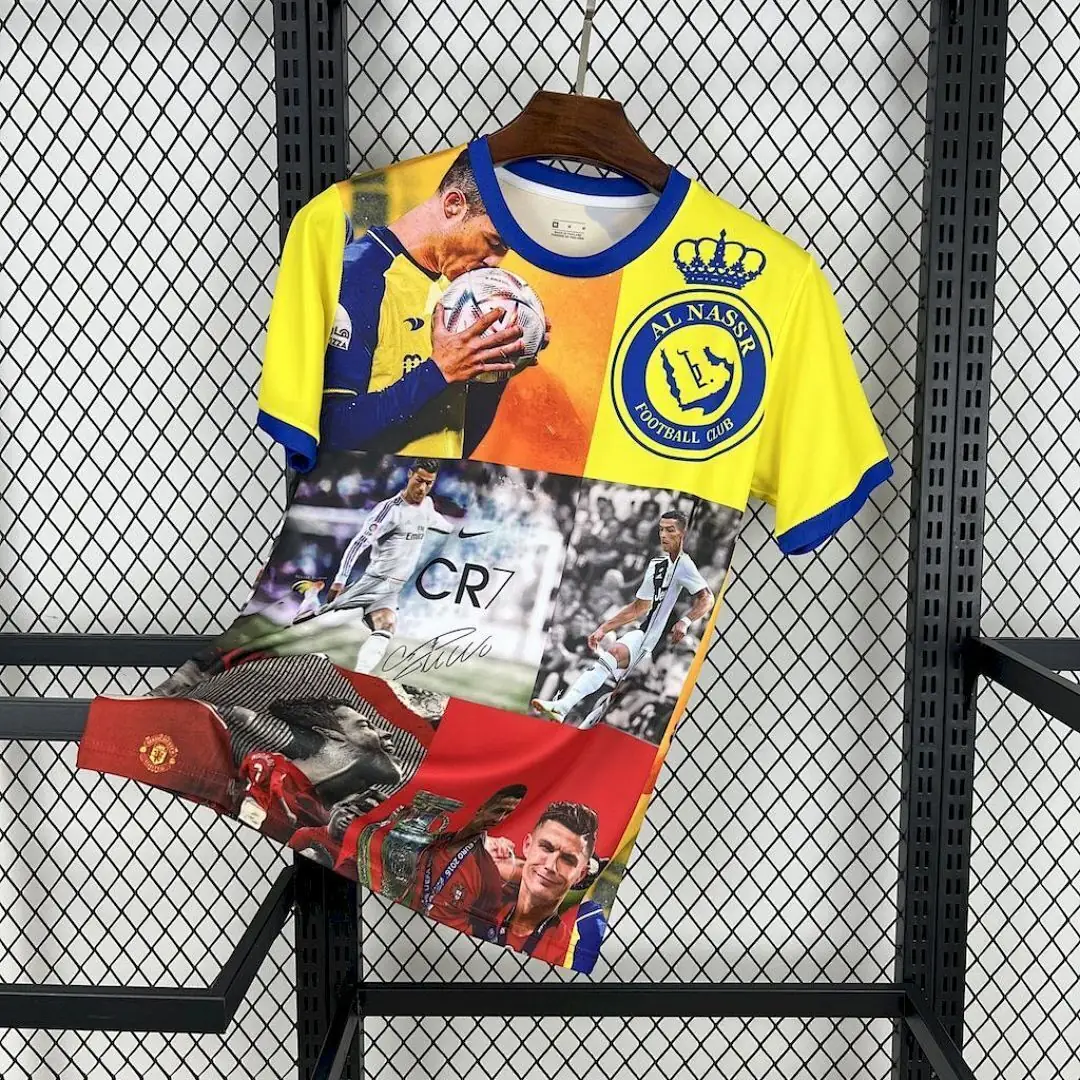 Cristiano Ronaldo 2025-2026 All Club Mix Maillot Domicile