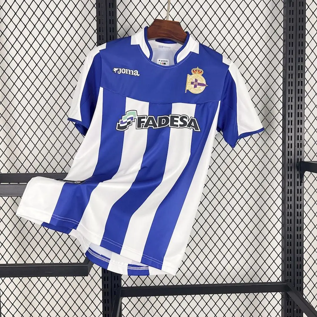 Deportivo De La Coruna 2003-2004 Maillot Domicile Retro