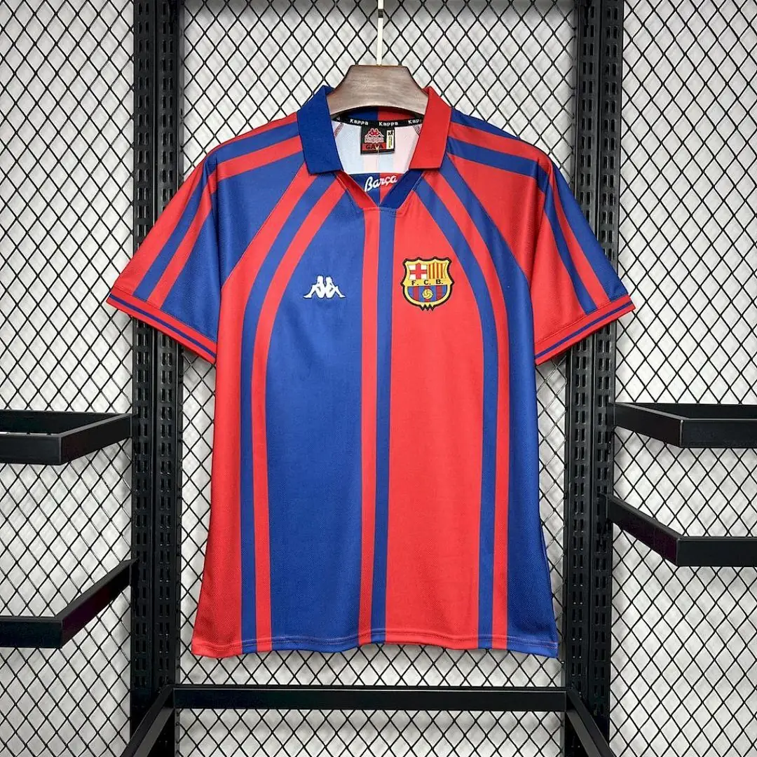 FC Barcelone Maillot Domicile Retro 1998 - Photo 1