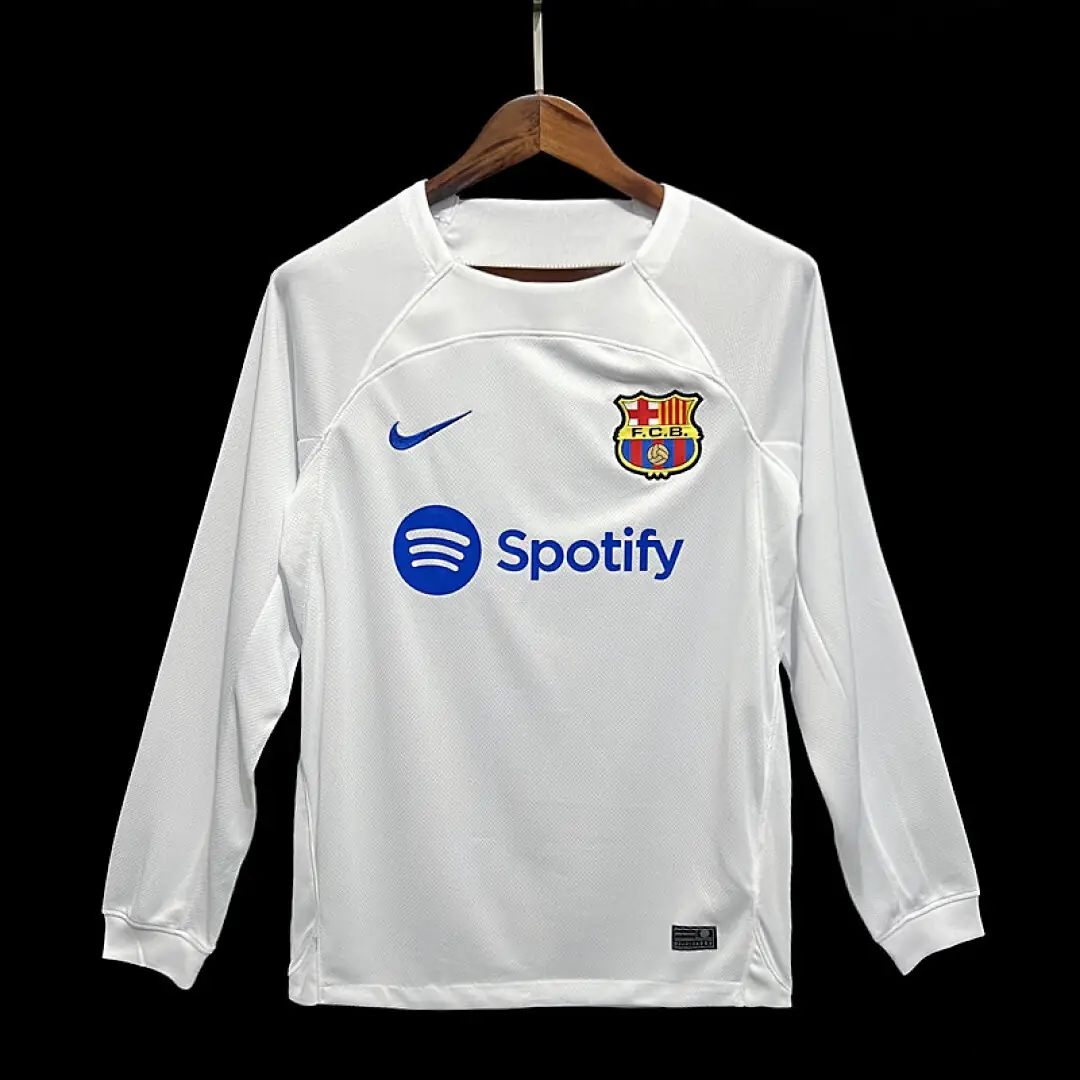 FC Barcelone Maillot Extérieur Manches Longues