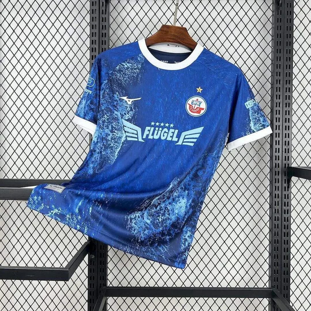 Fc Hansa Rostock 2025-2026 Baltic Sea Special Edition Maillot Domicile Edition Speciale