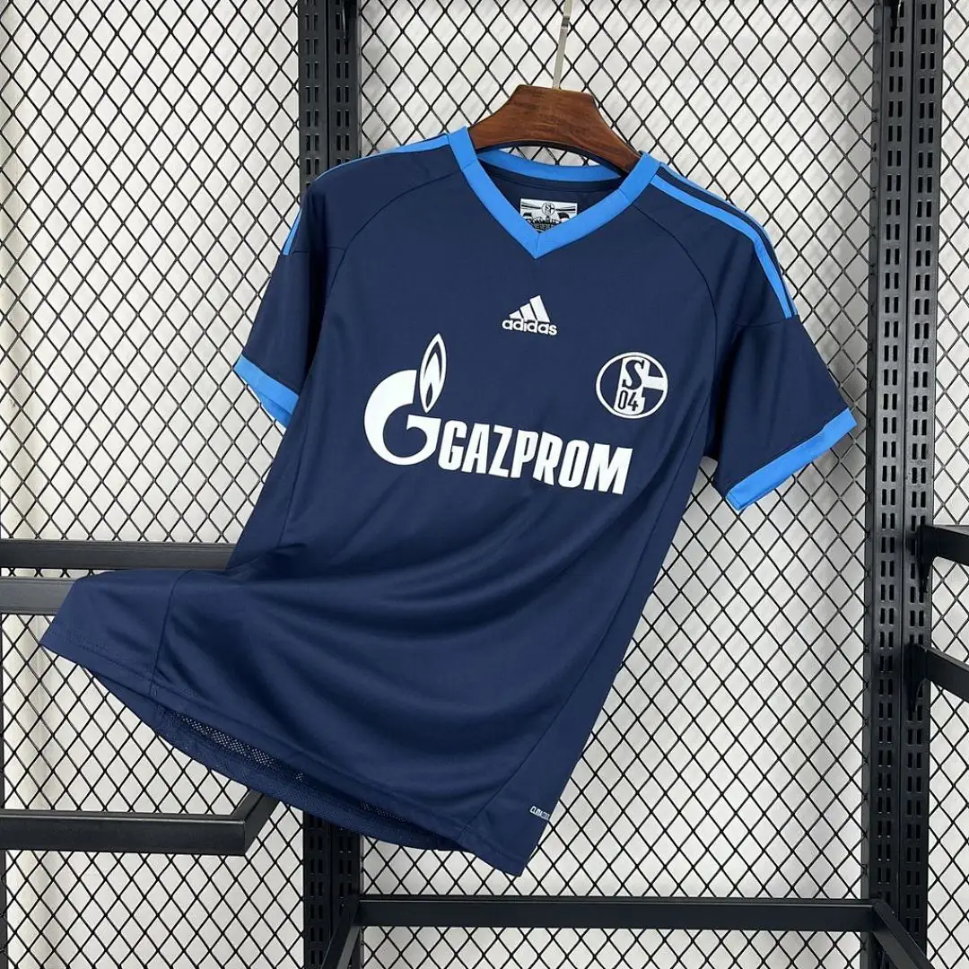 Fc Schalke 2010-2011 Maillot Extérieur Retro