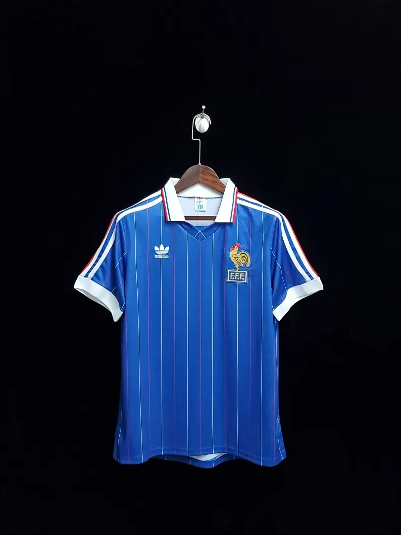 France Maillot Domicile Retro 1982 - Photo 1