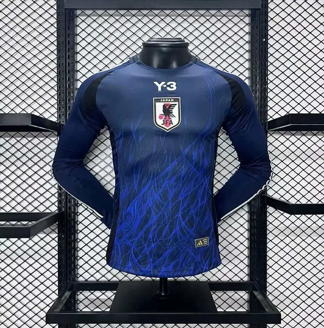 Japon Maillot Domicile Version Joueur Manches Longues