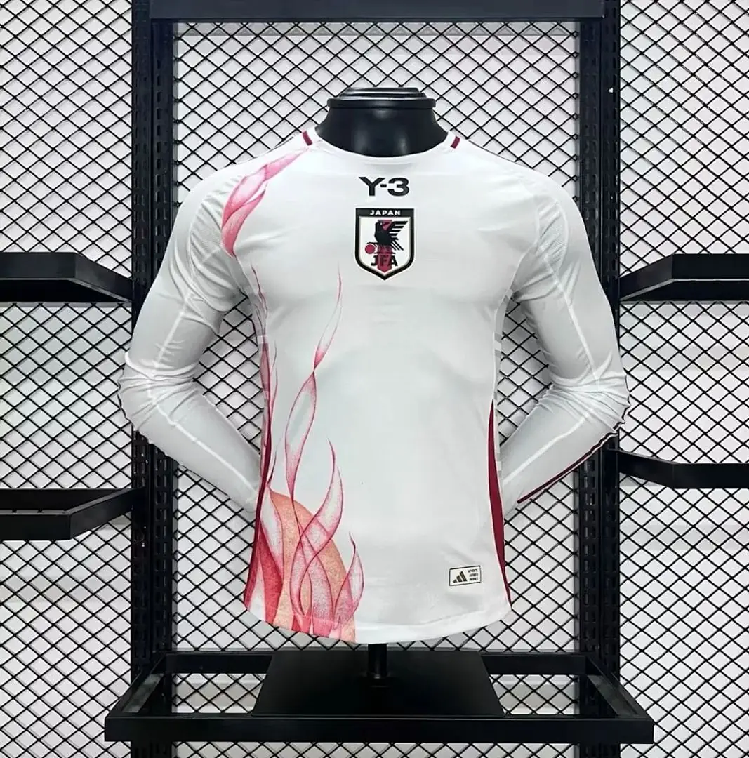 Japon Maillot Extérieur Version Joueur Manches Longues