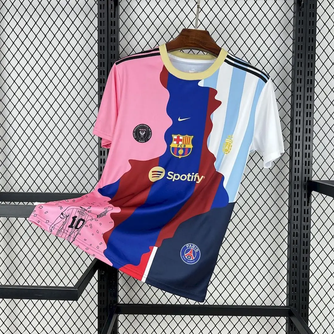 Lionel Andres Messi Cuccitini 2025-2026 All Club Mix Maillot Domicile