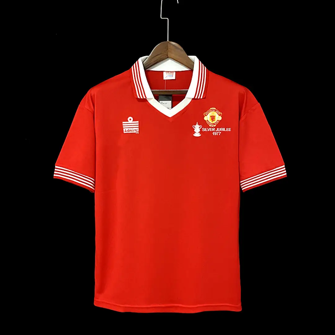 M U Maillot Domicile Retro 1977