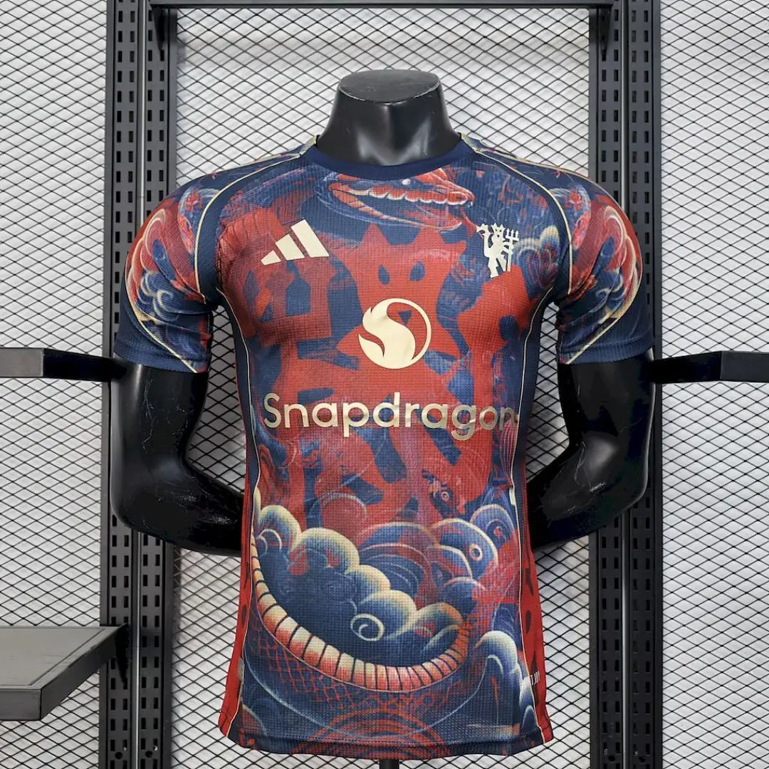 Manchester United Maillot Domicile Version Joueur Edition Speciale