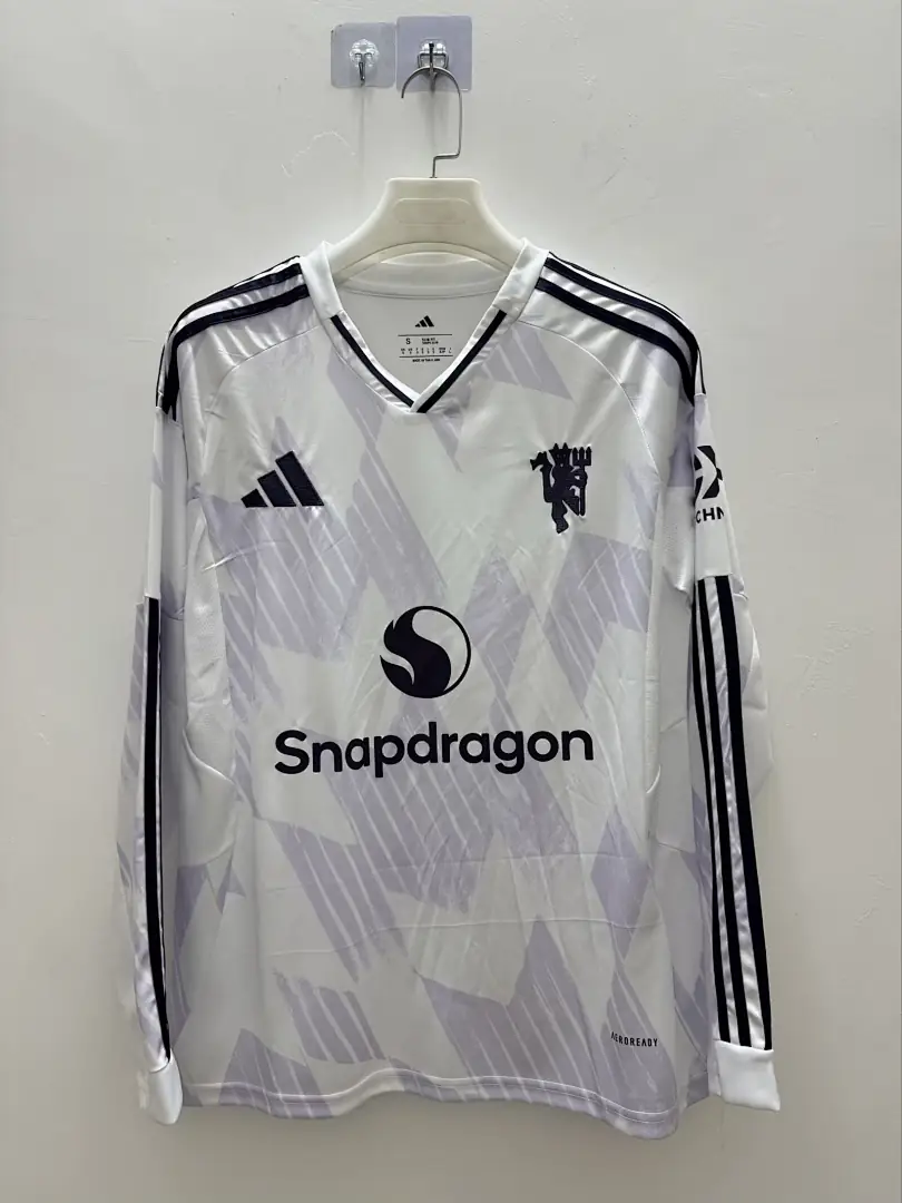 Manchester United Maillot Extérieur Manches Longues