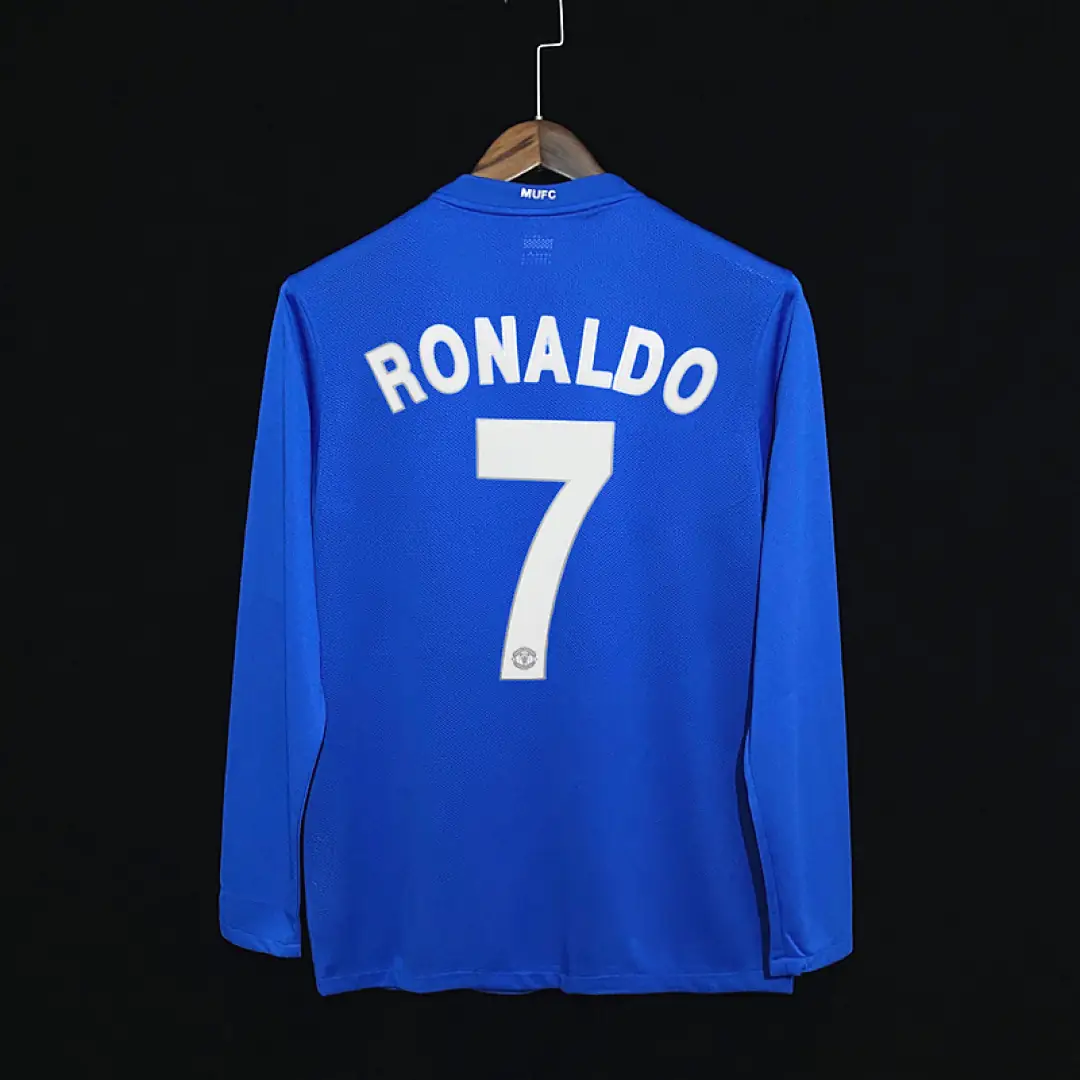 Ronaldo Maillot Extérieur Manches Longues Retro 2007-2008