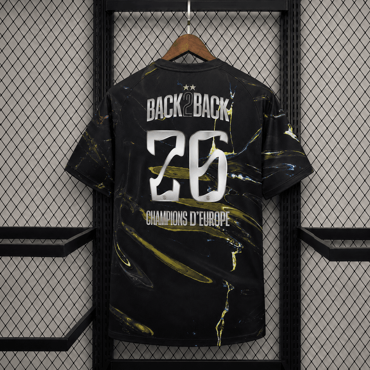 Maillot PSG Jordan Night Edition Stadium 25/26 - Flocage Champions of Europe