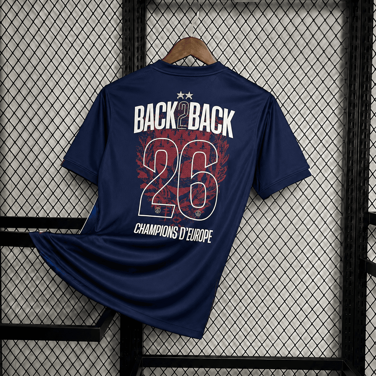 Maillot Domicile Stadium PSG 25/26 - Flocage Champions of Europe - Photo 1
