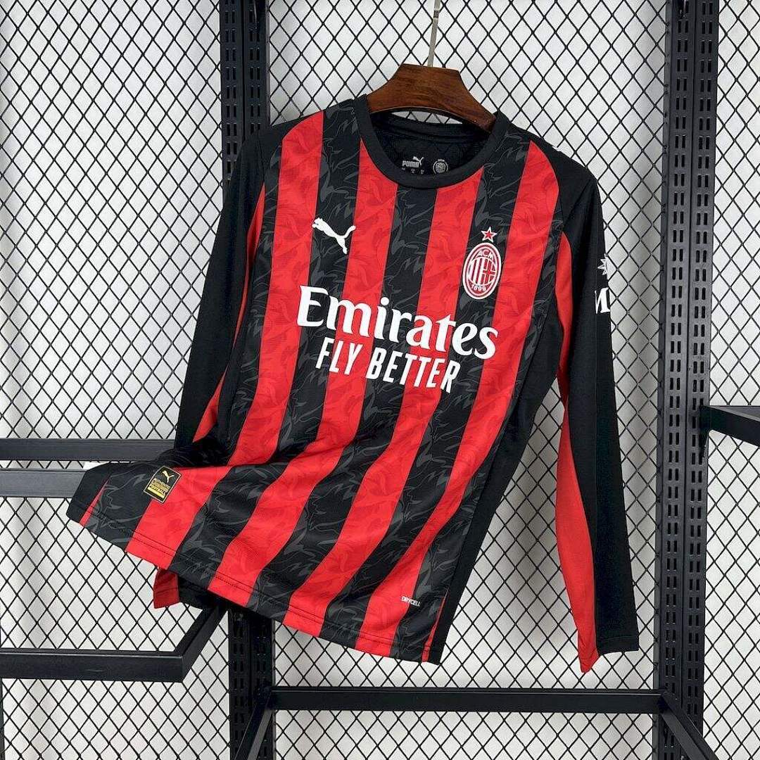 AC Milan Maillot Domicile Manches Longues