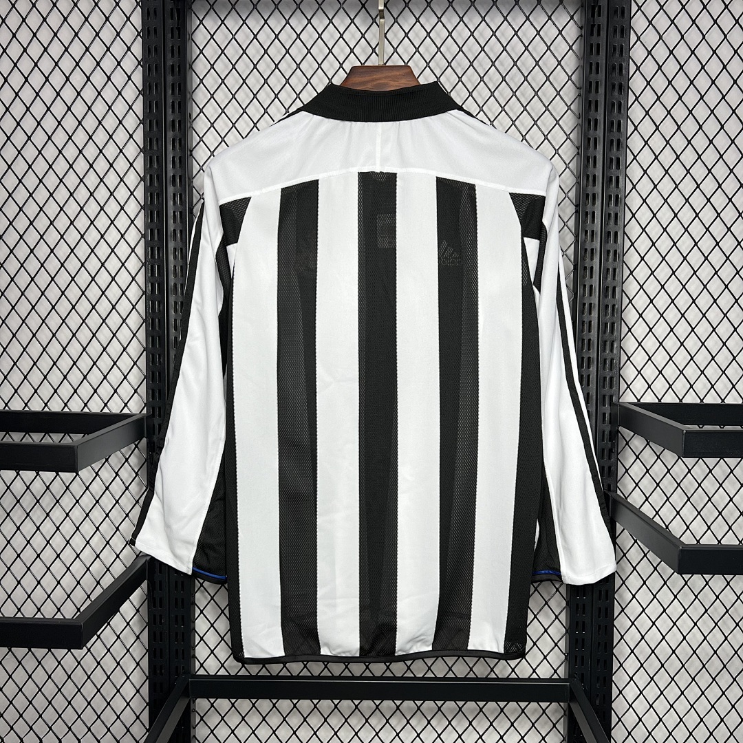 Newcastle Maillot Domicile Manches Longues Retro miniature 4
