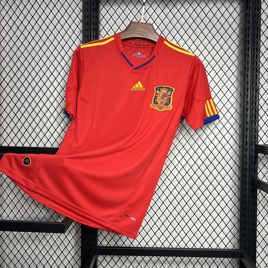 Espagne Maillot Domicile Retro 2010