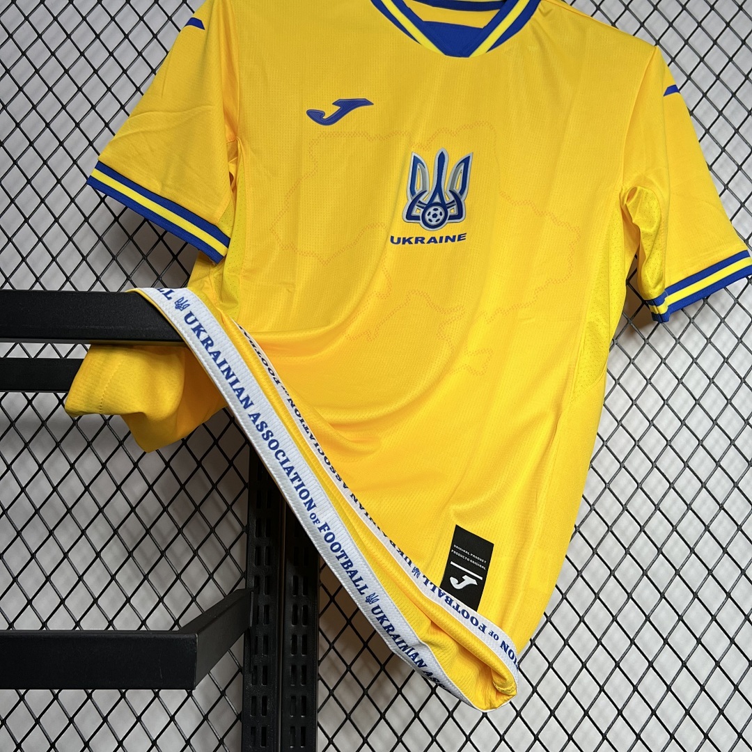 Ukraine 2024-2025 Euro Maillot Domicile miniature 8