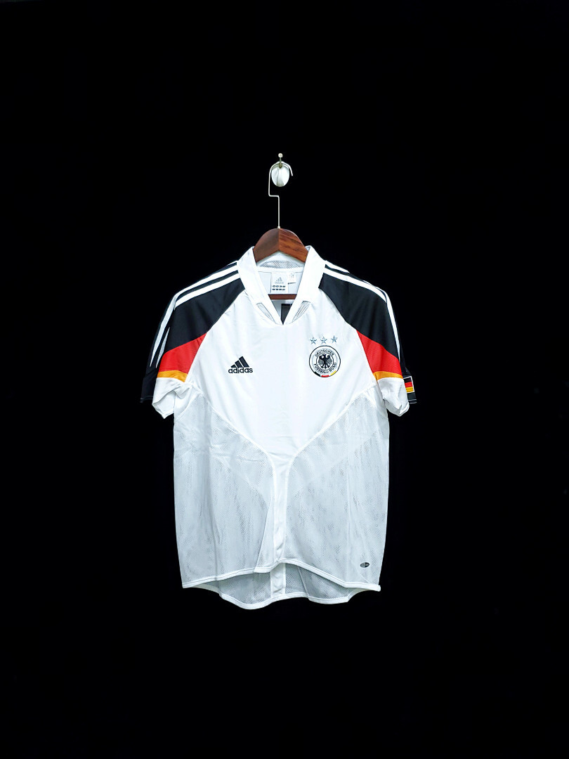 Allemagne Maillot Domicile Retro 2004 miniature 2