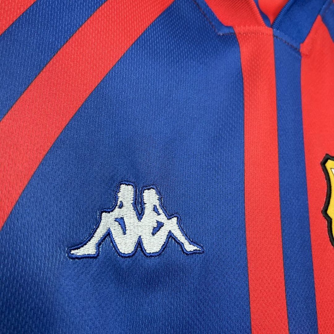 FC Barcelone Maillot Domicile Retro 1998 miniature 4