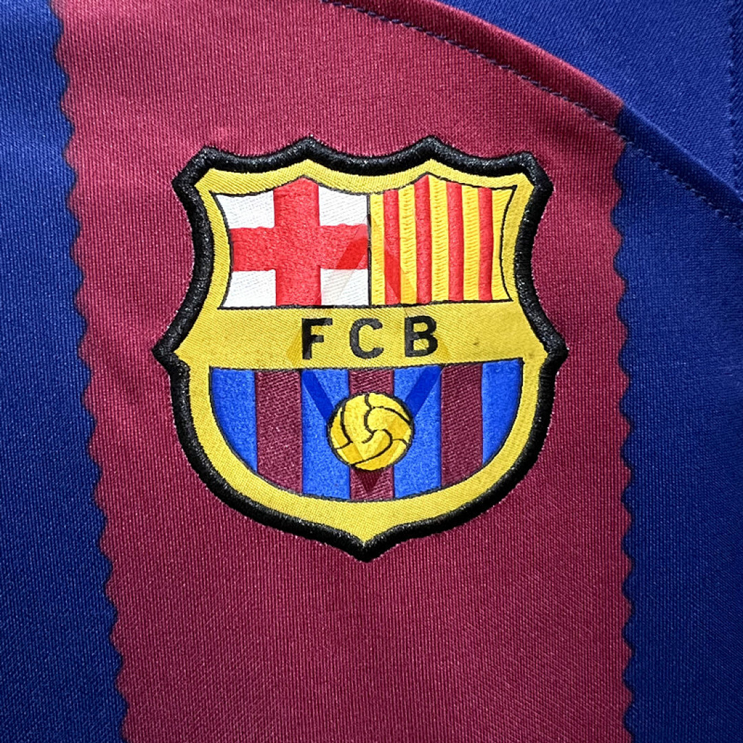 FC Barcelone Maillot Domicile Manches Longues miniature 3