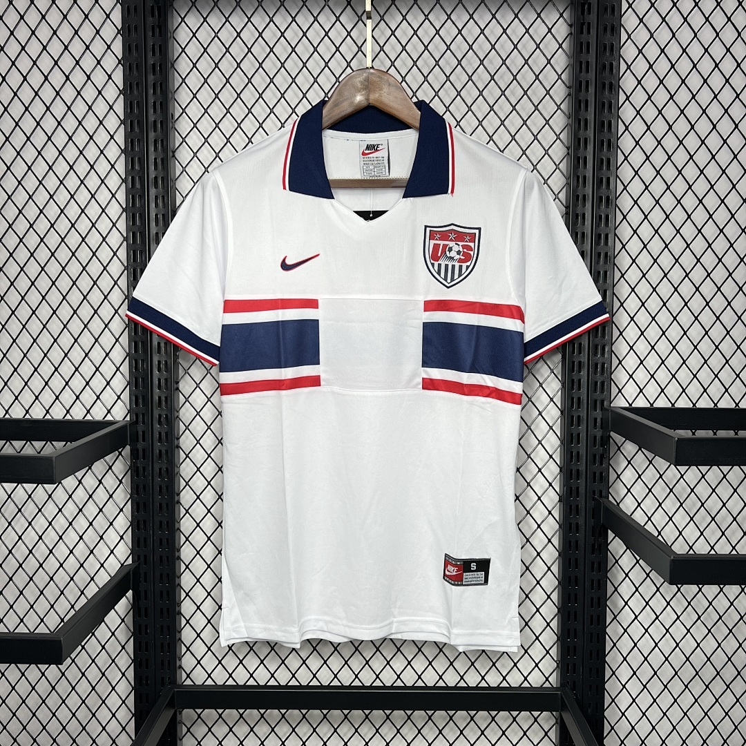 Etats-Unis Maillot Domicile Retro 1995 miniature 2