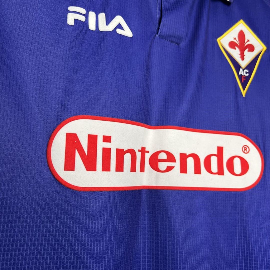 Fiorentina 199899 Maillot Domicile Retro miniature 2