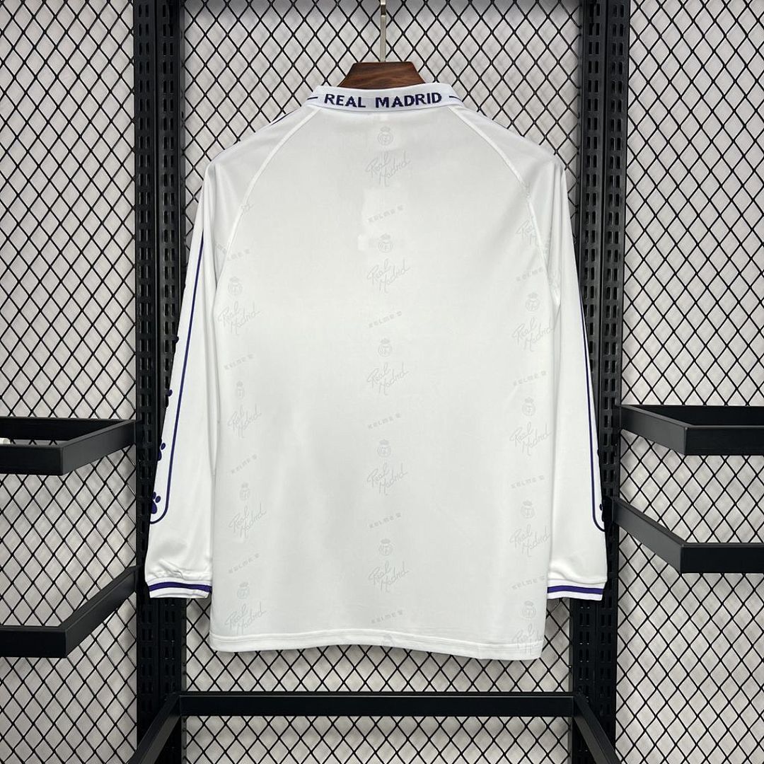 Real Madrid Maillot Domicile Manches Longues Retro miniature 7