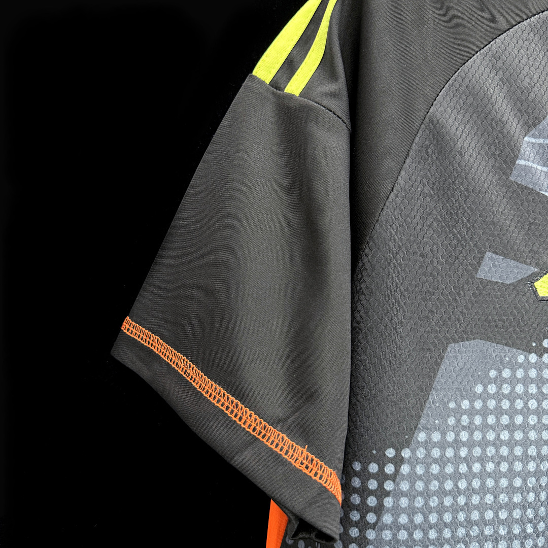 2425 Mexican Black Goalie S Xxxxl Maillot Domicile miniature 4