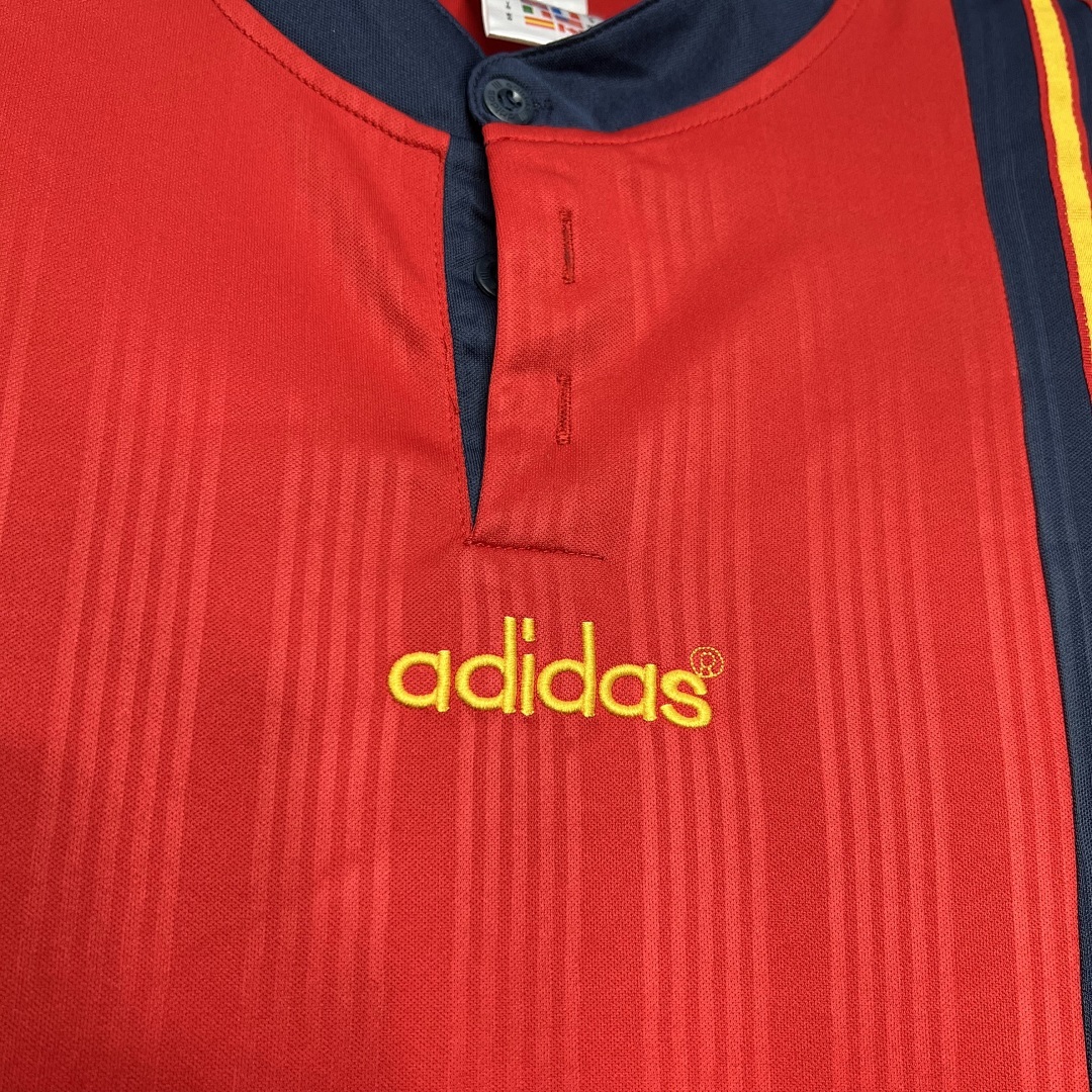 Espagne Maillot Domicile Retro 1996 miniature 6