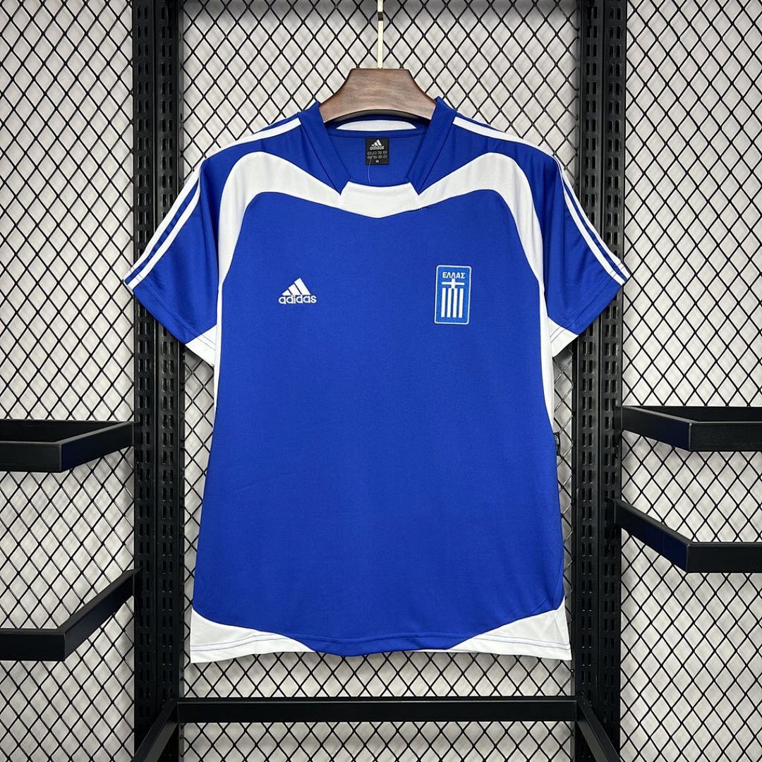 Greece Maillot Domicile Retro 2004 miniature 3