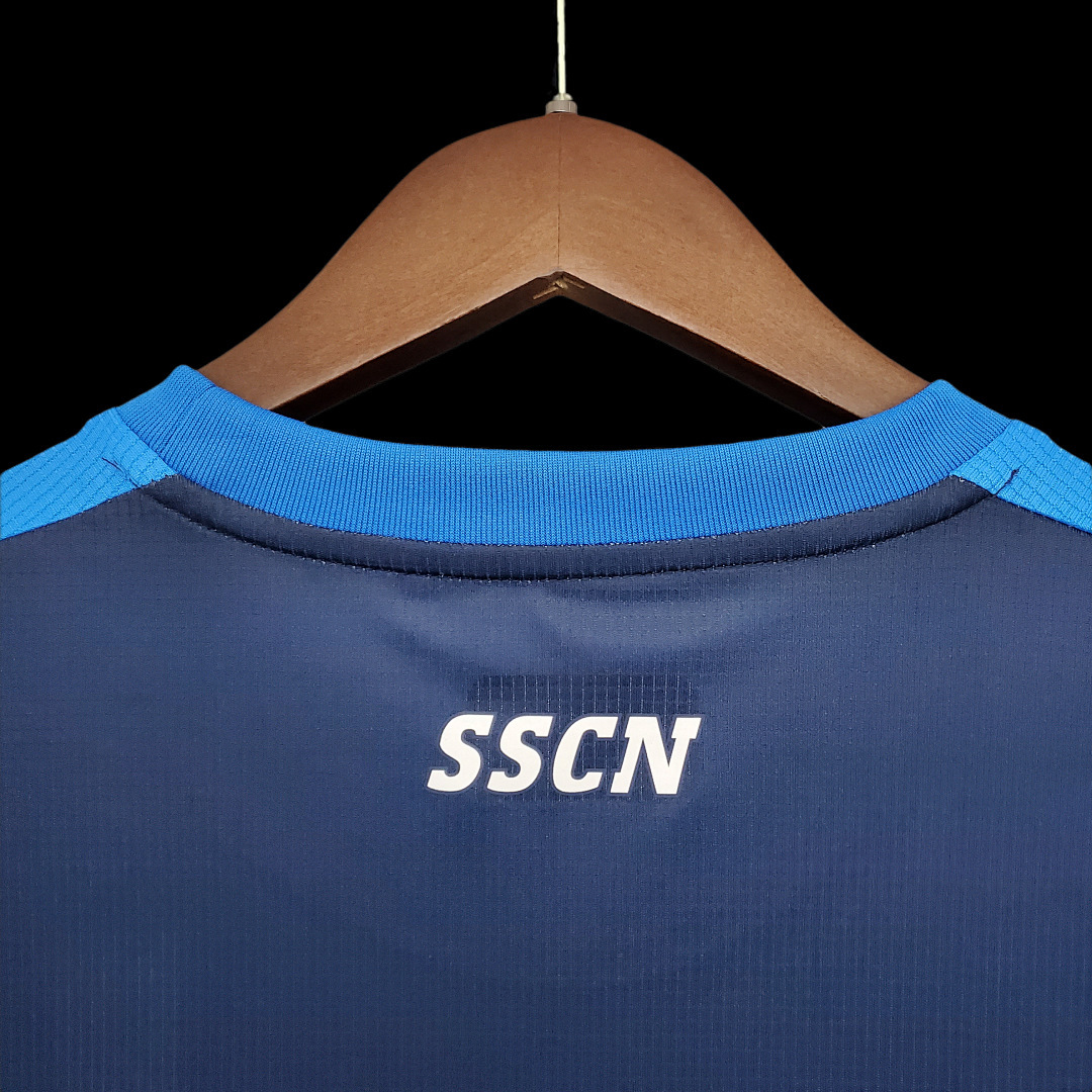 2122 Naples Commemorative Edition Blue S Xxl Maillot Domicile Edition Speciale miniature 3