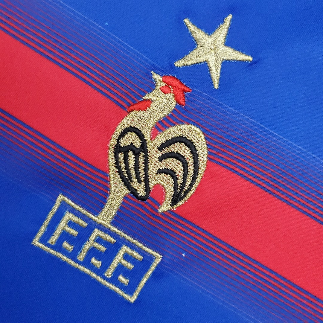 France Maillot Domicile Retro 2004 miniature 7
