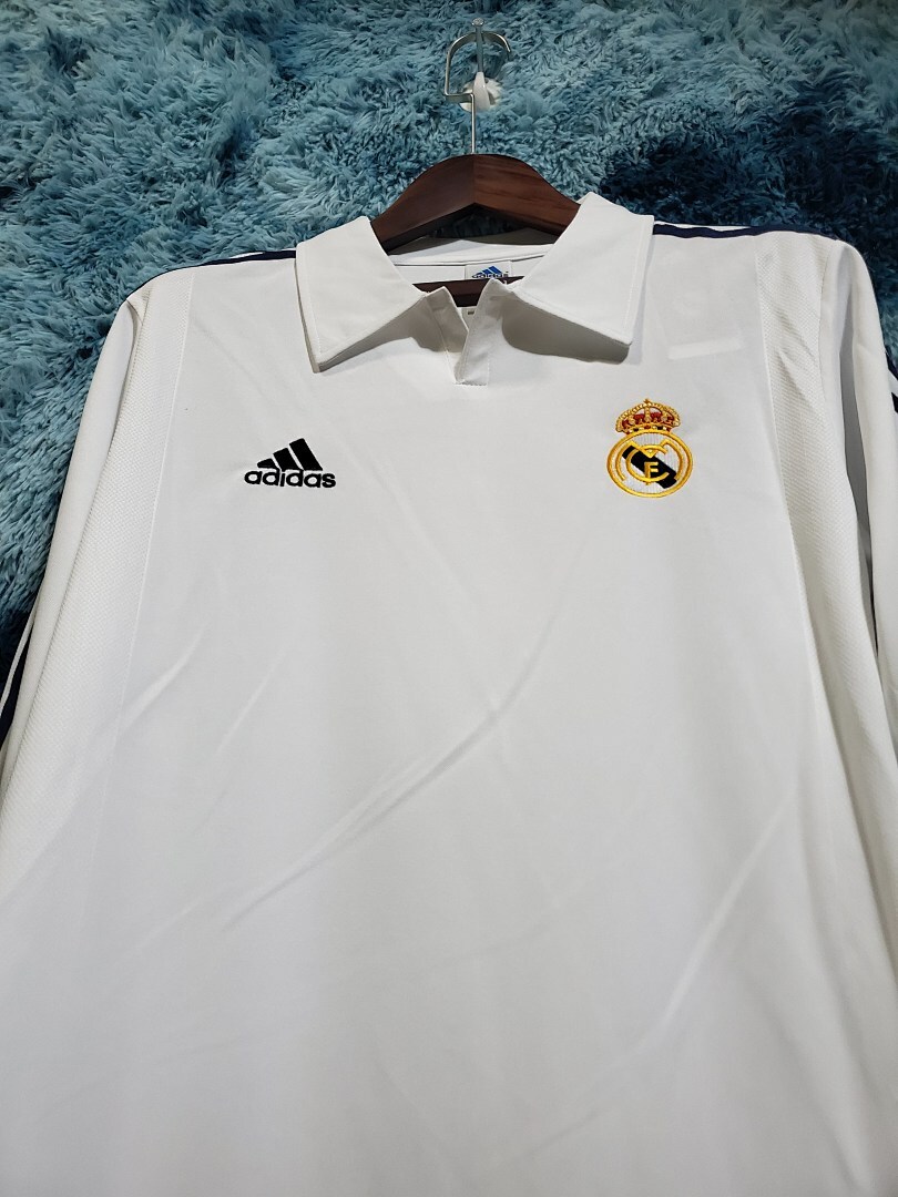 Real Madrid Maillot Domicile Retro 2002 miniature 3