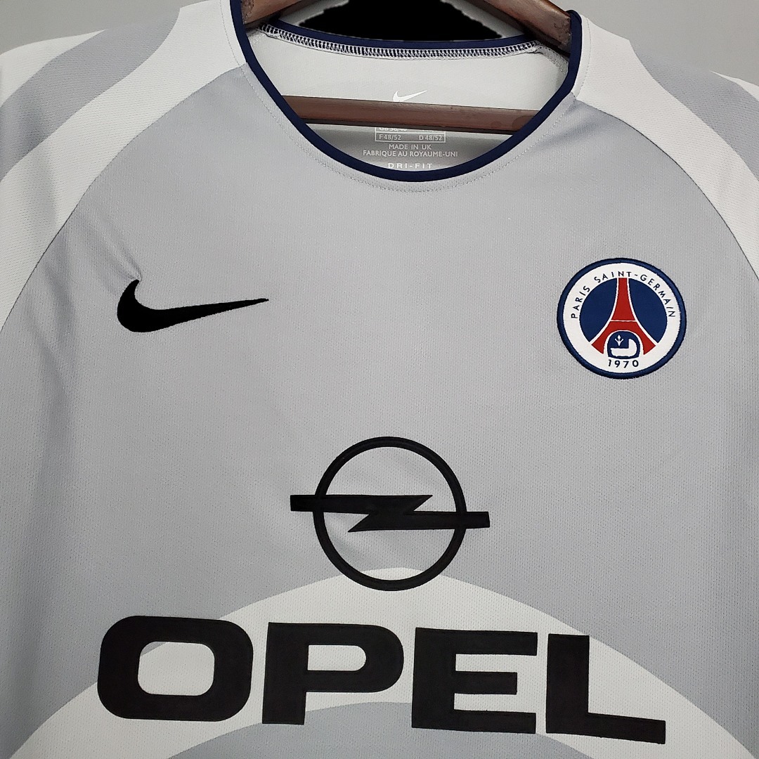 Paris Saint-Germain Maillot Exterieur Retro 2001-2002 miniature 4