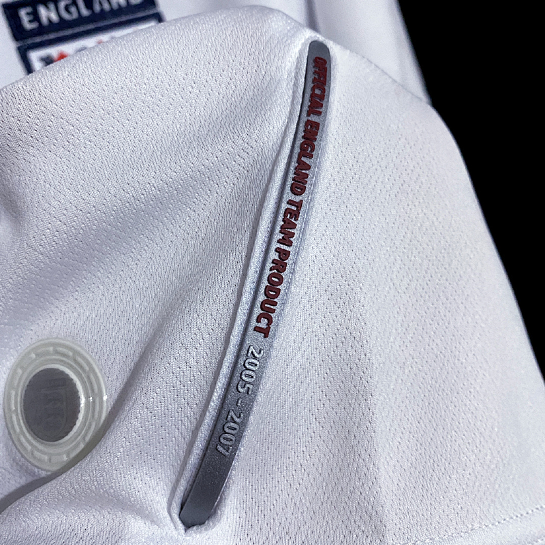 Angleterre Maillot Domicile Retro 2005 miniature 6