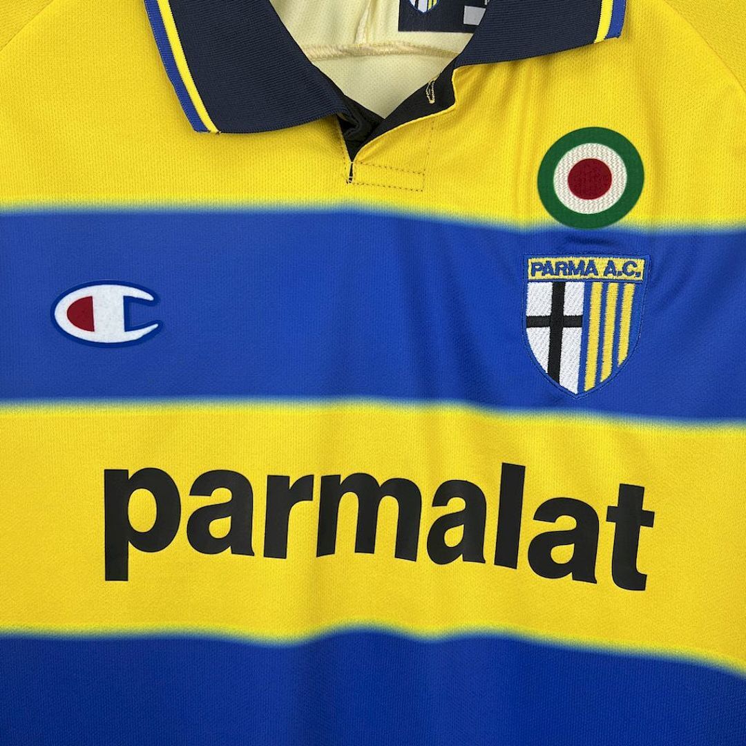 Parma Calcio 199900 Maillot Domicile Retro miniature 4