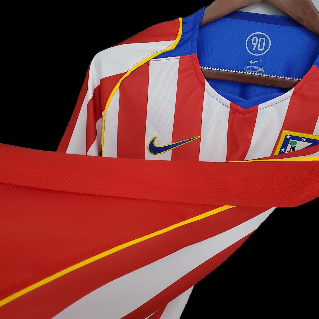 Atletico Madrid Maillot Domicile Retro 2004-2005 miniature 4