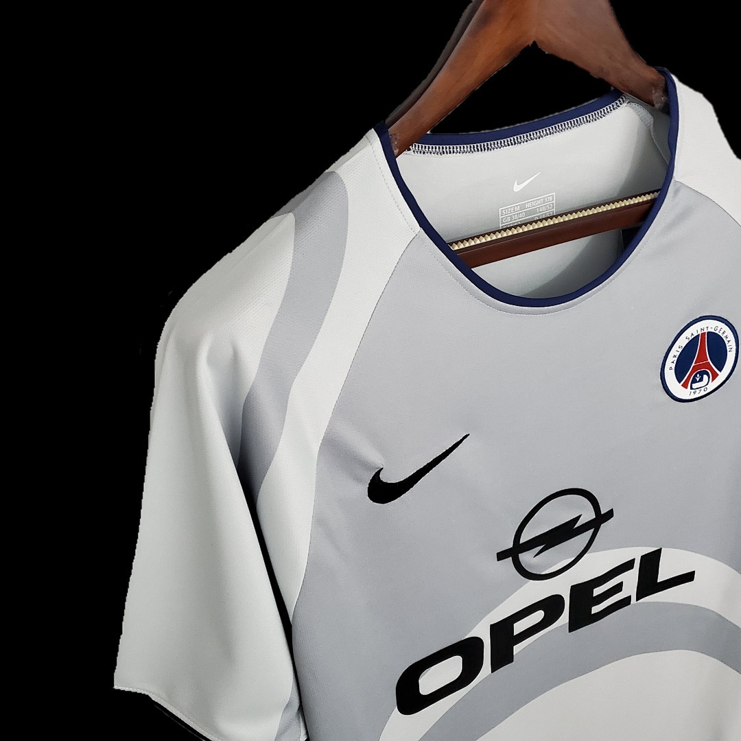 Paris Saint-Germain Maillot Exterieur Retro 2001-2002 miniature 3