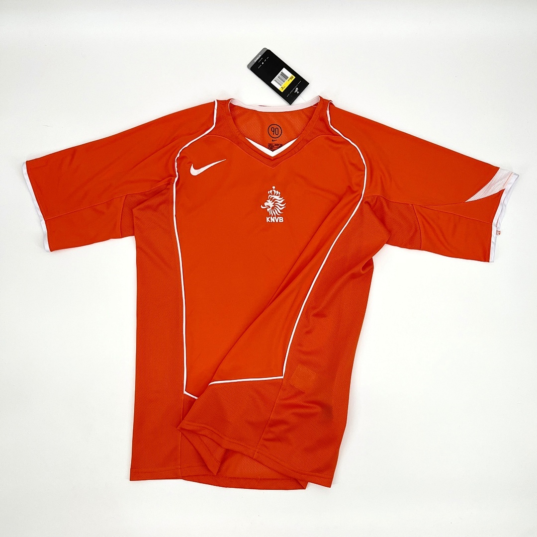 Pays-Bas Maillot Domicile Retro 2004 miniature 6