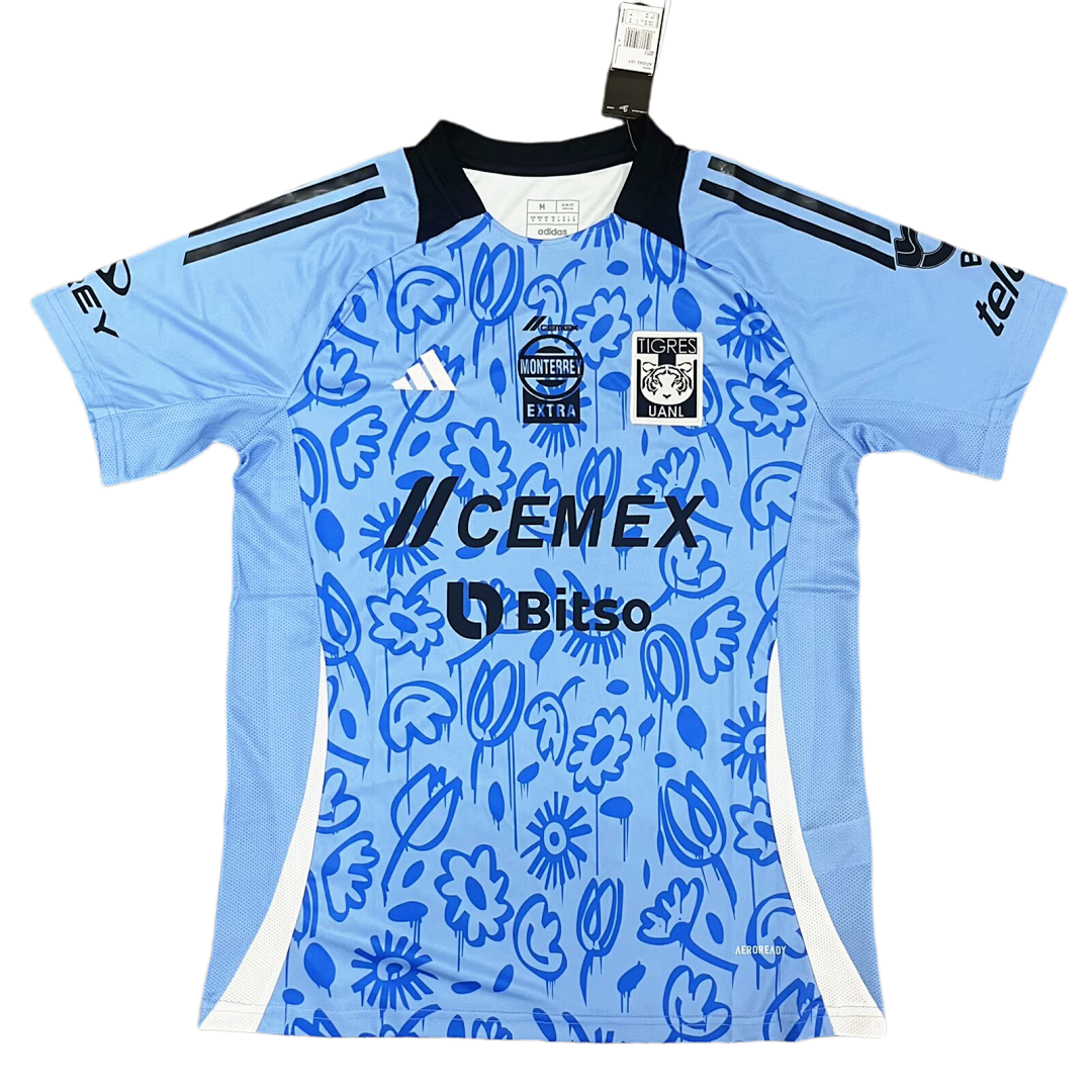 Tigres Uanl 202425 Blue Commemorative Edition Maillot Domicile Edition Speciale