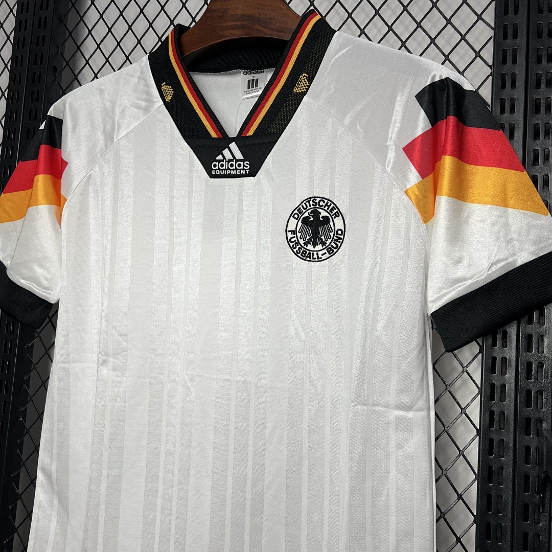 Allemagne Maillot Domicile Retro 1992 miniature 6