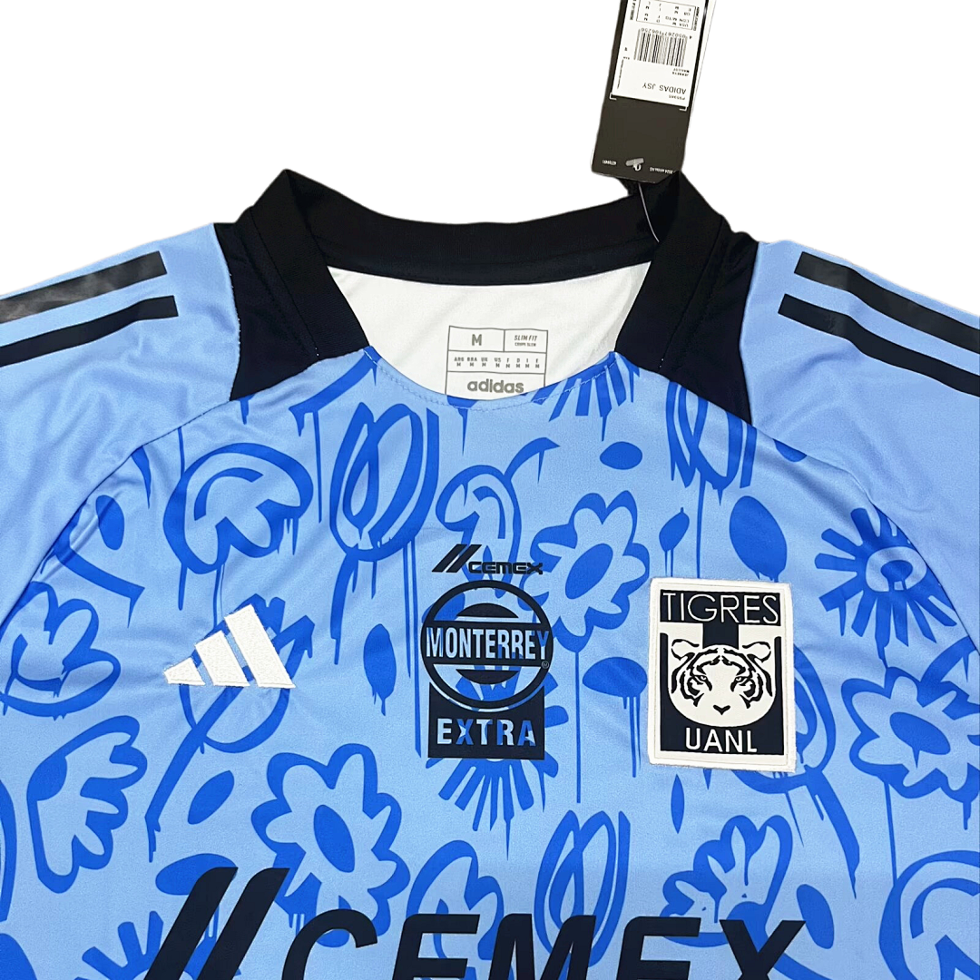 Tigres Uanl 2024-2025 Blue Commemorative Edition Maillot Domicile Edition Speciale miniature 2