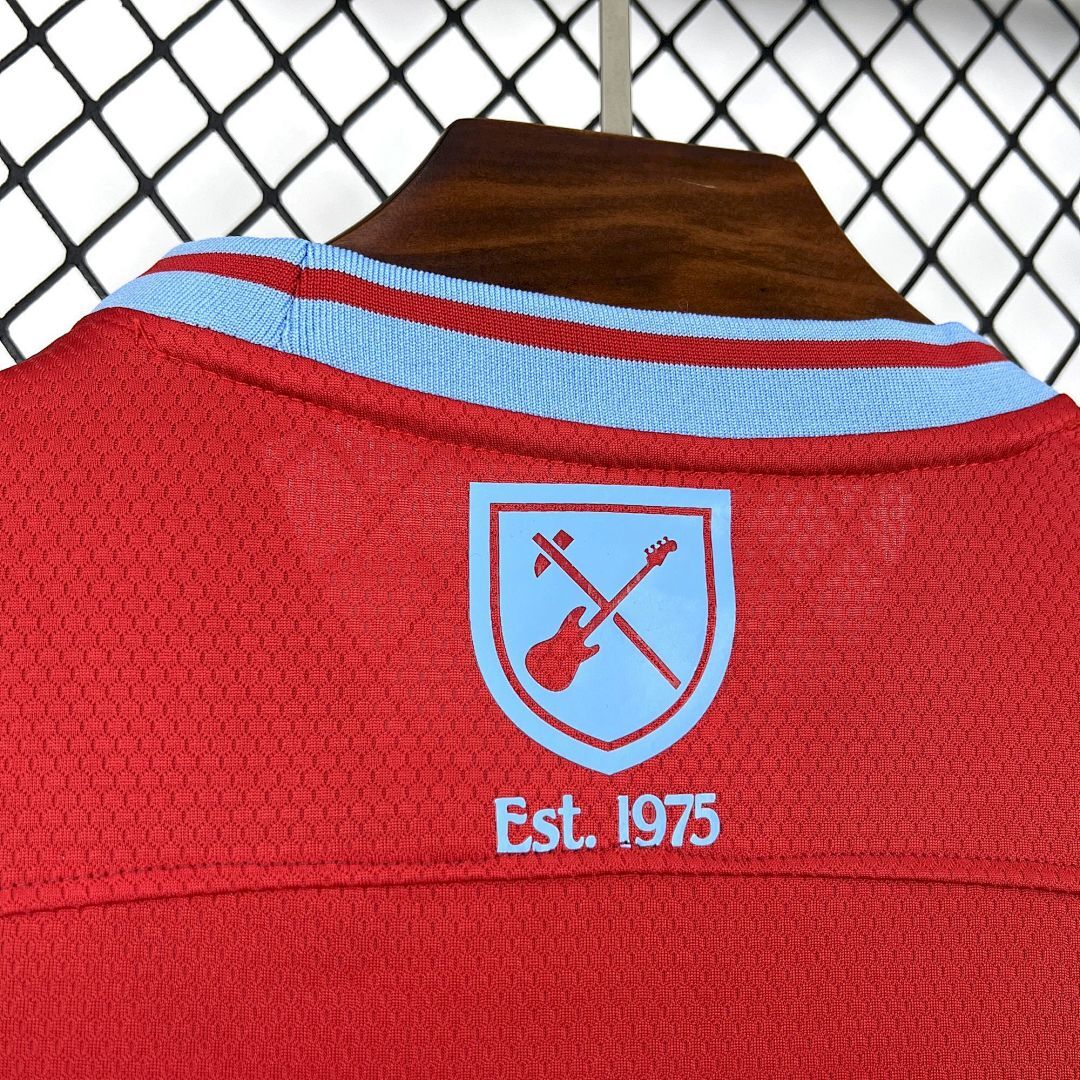 West Ham United X Iron Maiden 50Th Anniversary Maillot Domicile Edition Speciale 2025-2026 miniature 3