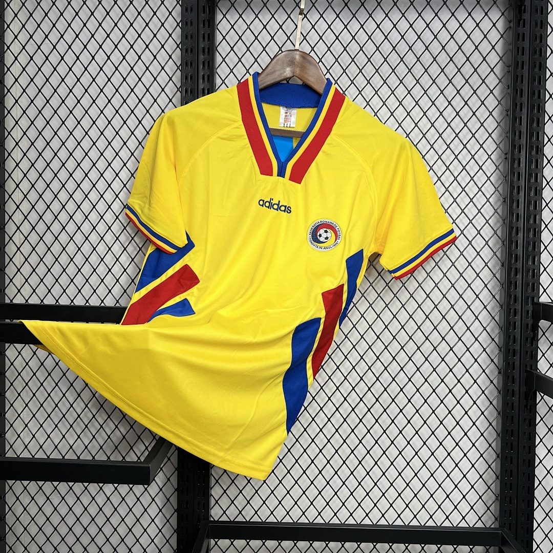 Romania Maillot Domicile Retro 1994