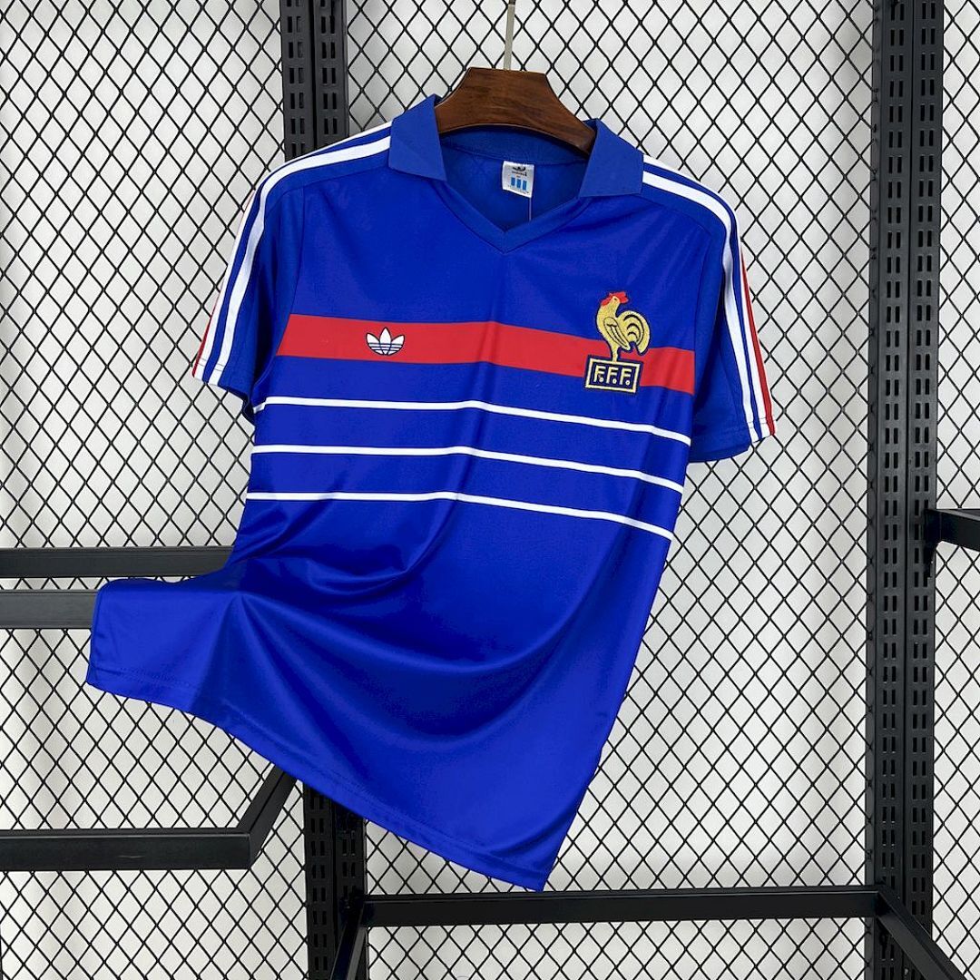 France Maillot Domicile Retro 1984