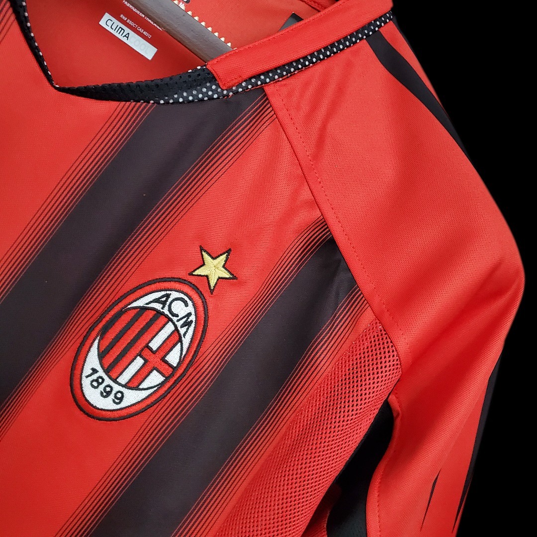 AC Milan Maillot Domicile Retro 2004-2005 miniature 5