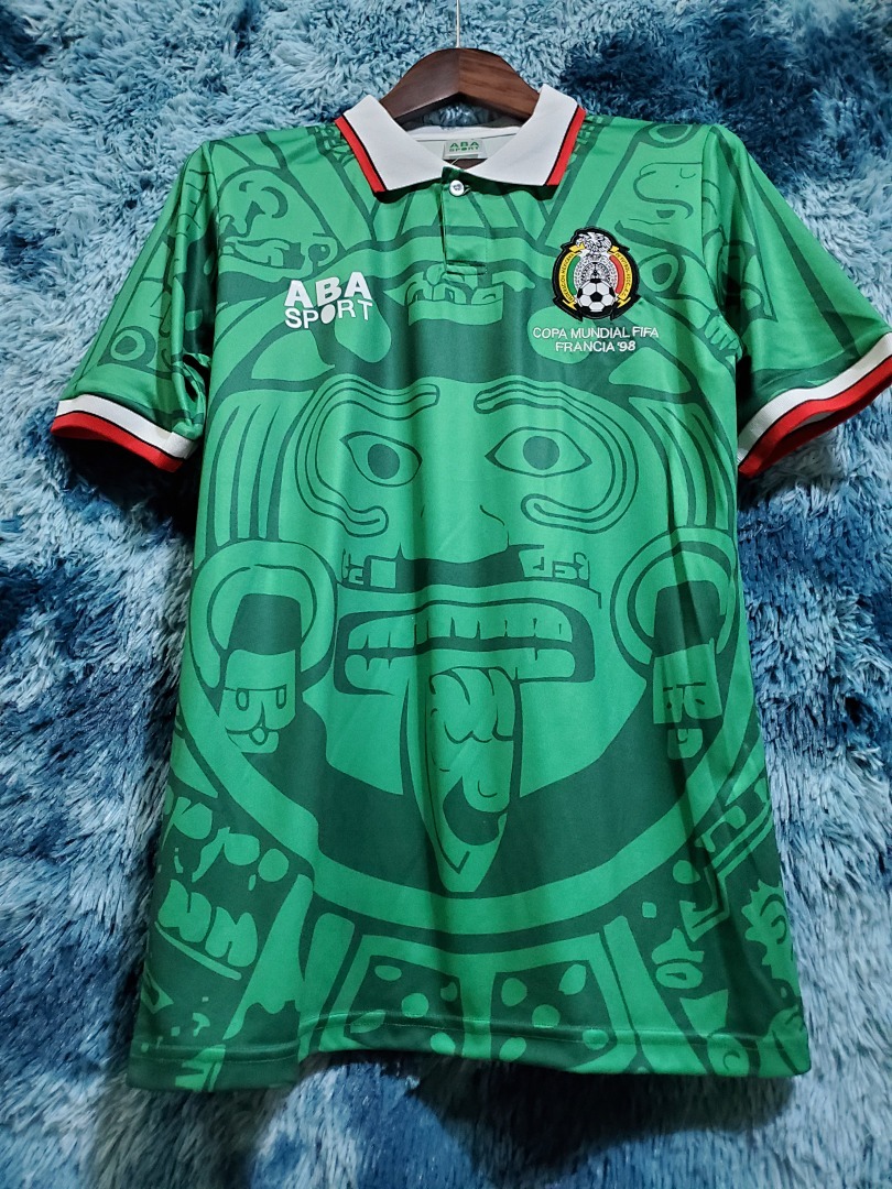 Mexique Maillot Domicile Retro 1998 miniature 2