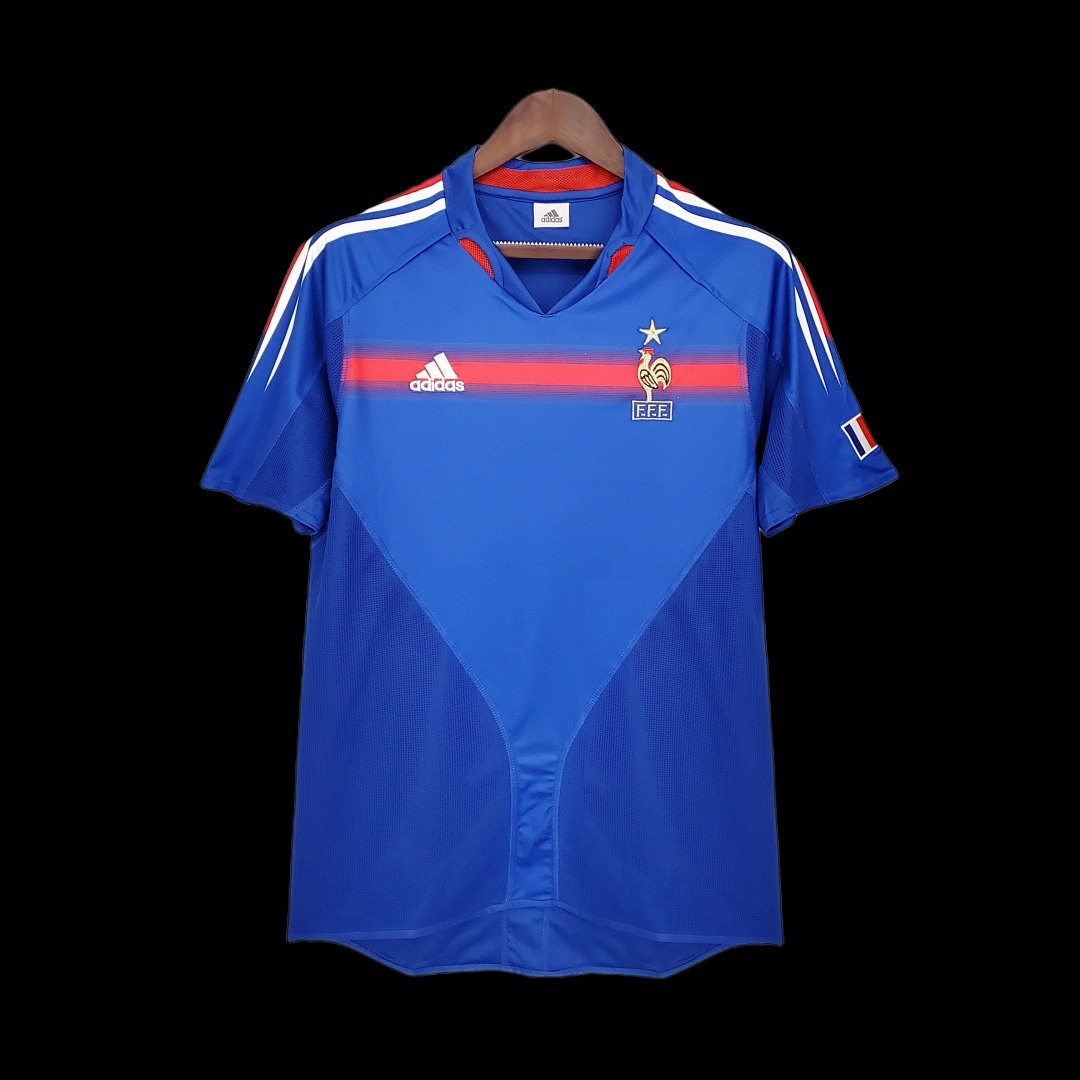 France Maillot Domicile Retro 2004